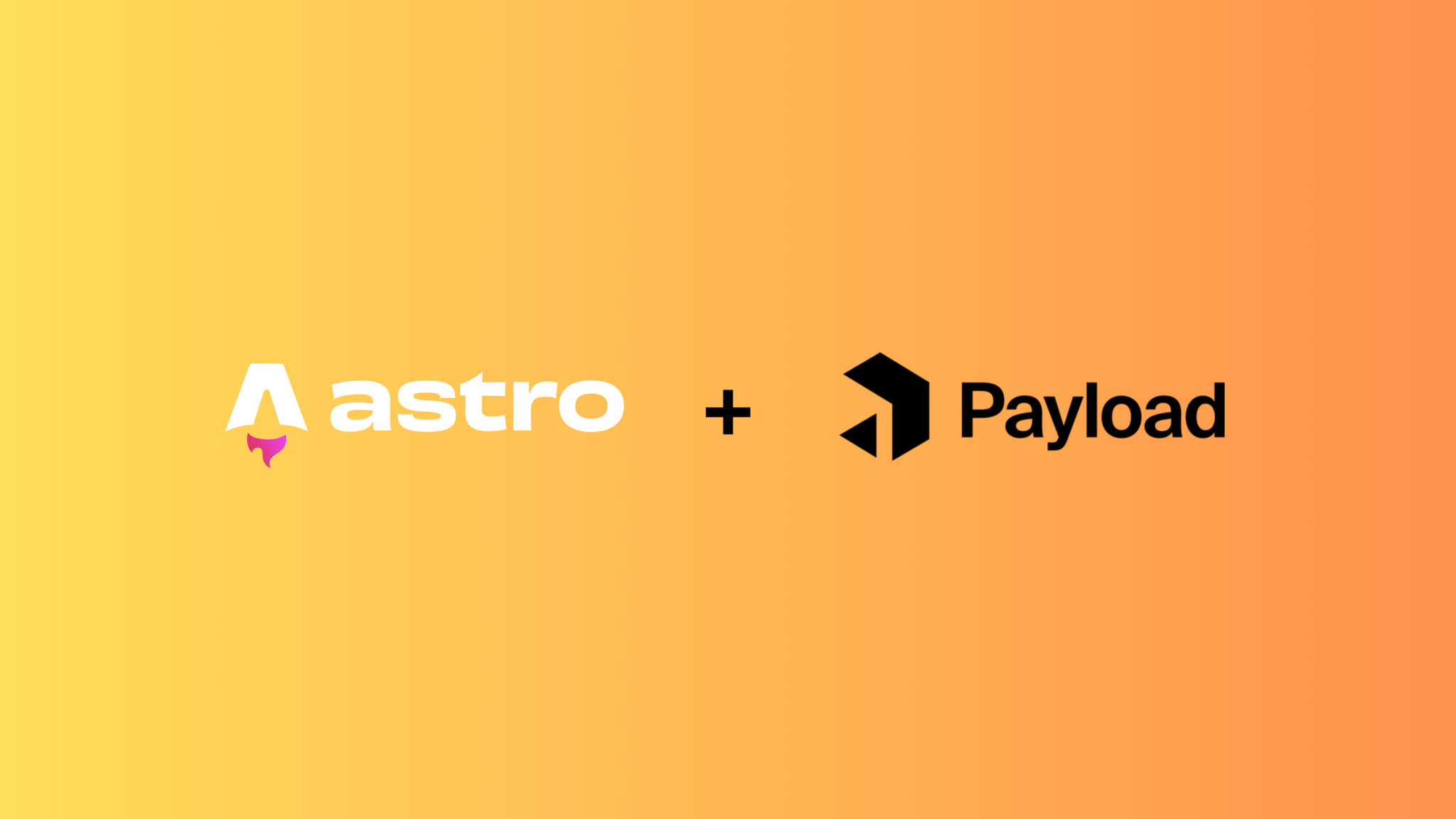Astro and Payload logos